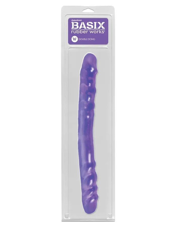 Pipedream Dildos | Basix Rubber Works 16 Inch Double Dong