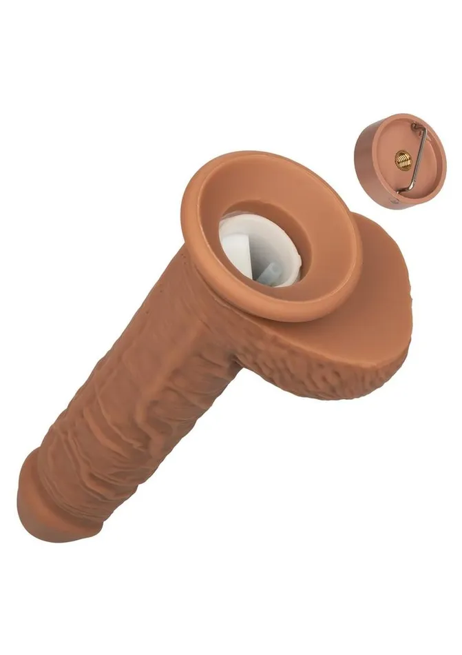 CalExotics Female Sex Toys Squirting Fuck Stick Rechargeable Silicone Realistic Dong with Suction Cup