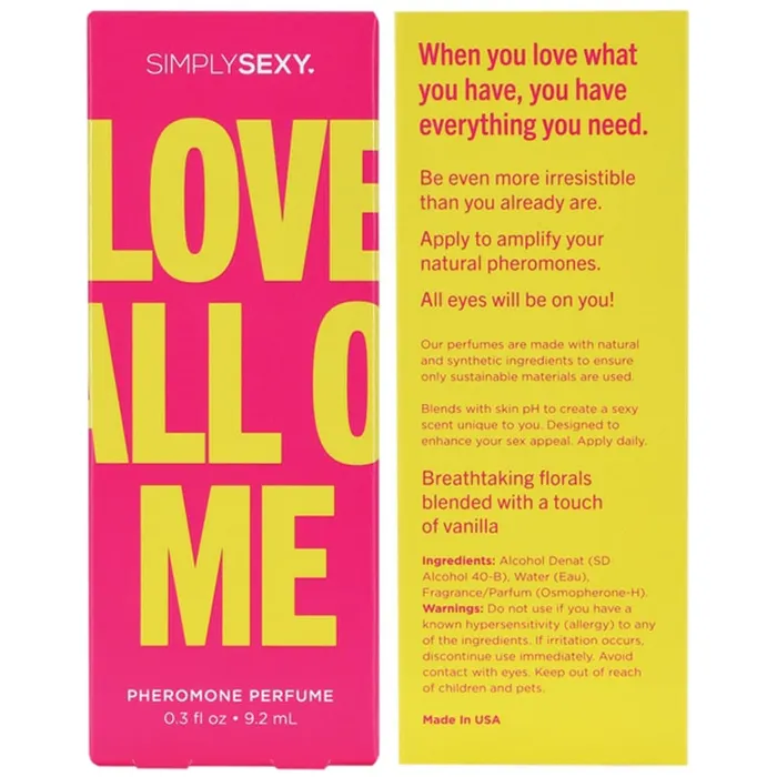 Classic Brands Vibrators Simply Sexy Pheromone Perfume Love All of Me 03 Oz Classic Brands Vibrators Simply Sexy Pheromone Perfume Love All of Me 03 Oz