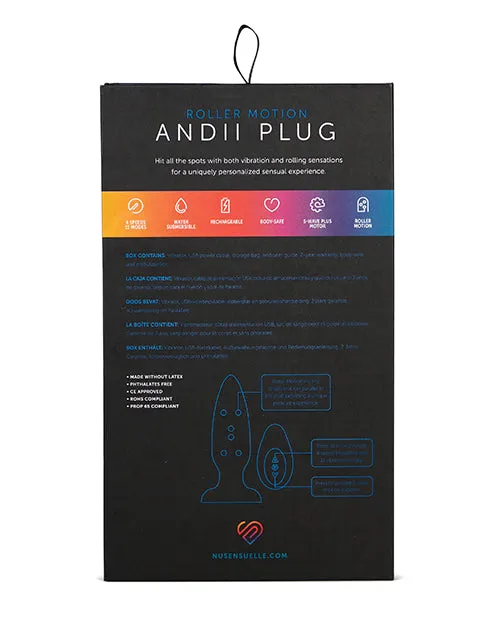 Nu Sensuelle Anal Nu Sensuelle Andii Vertical Roller Motion Butt Plug